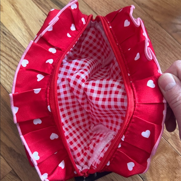 NWT Deal Worthy Pink BP, Delias Lunch Bag, Valentine Cosmetic Bag & NWOT 3 Mesh - Picture 10 of 11